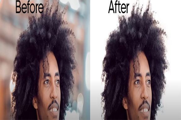 Cut hair Before